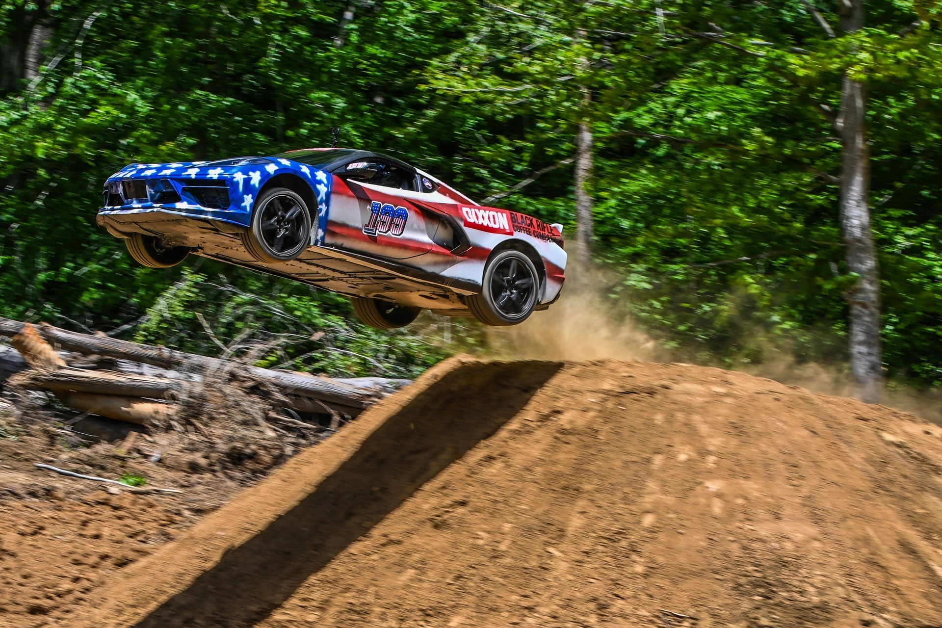 JIM YORK'S 110-FOOT C8 CORVETTE JUMP