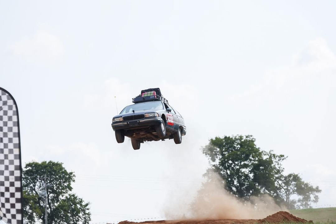 JIM YORK JUMPED A BUICK ROADMASTER 165 FEET TO BEAT CLARK GRISWOLD