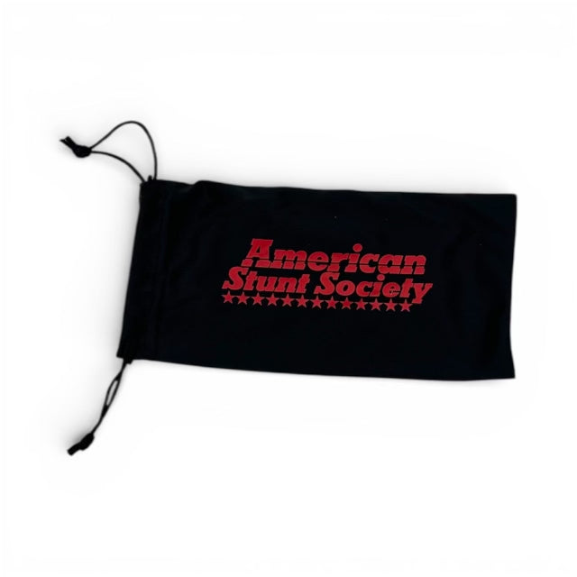 american stunt society sunglasses bag